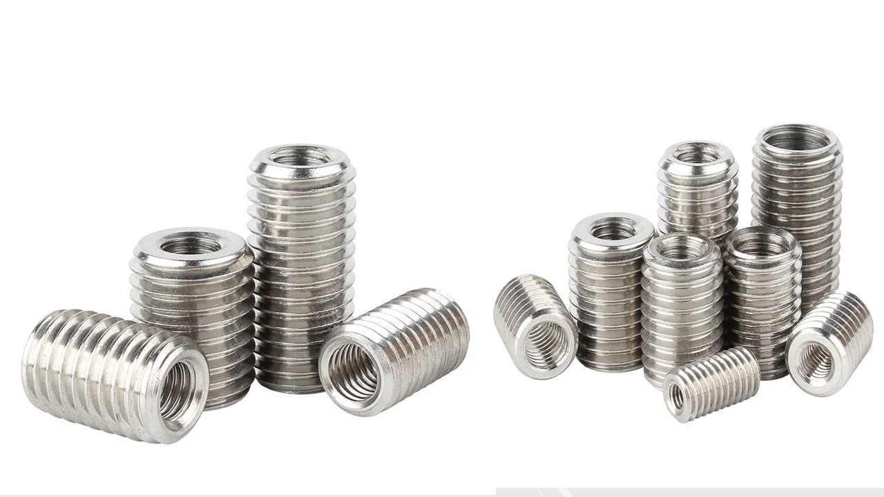 Pack of 10 pcs Stainless Steel Threaded Insert (M4 ID M6 OD ) 415 mm