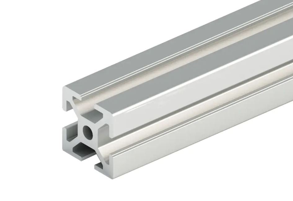 25X 25 T-slot Silver Aluminium profile (25 series) – RM components