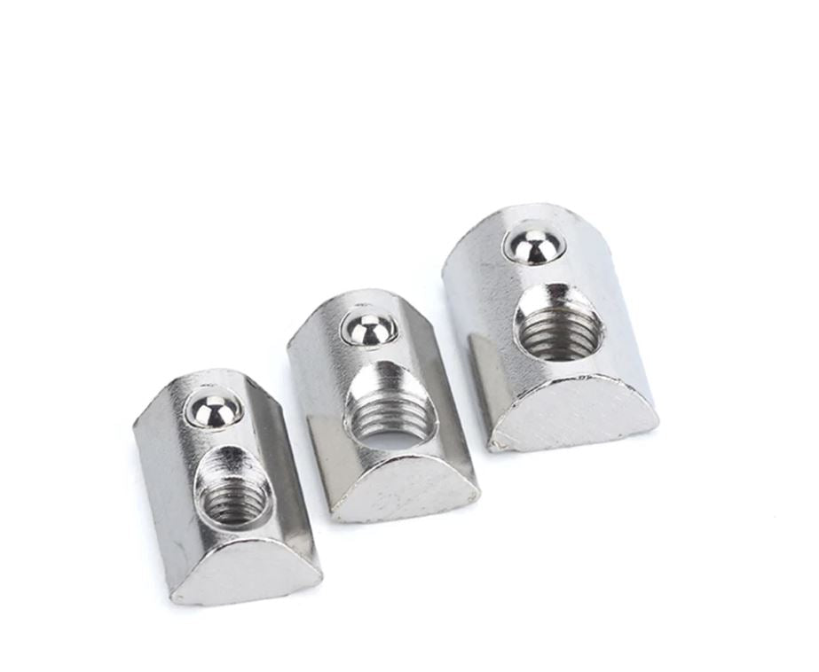 Pack of 20 PCS,M5, 40 Series Roll in Spring T-nut