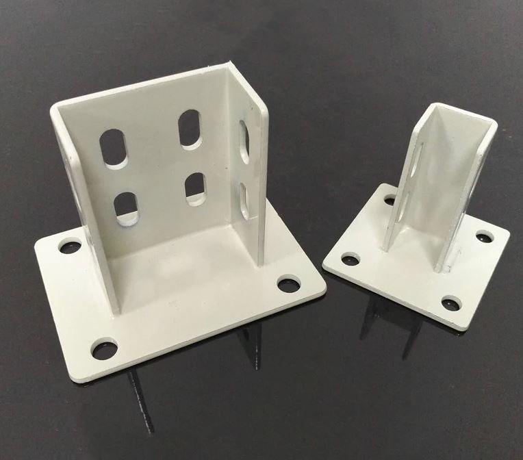 40X80 Square Foot Connector suitable for 4080 Aluminium profile or 40x80mm square tubes