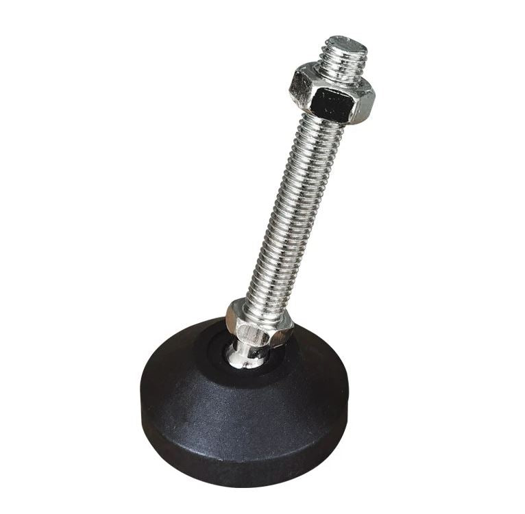 80mm Diameter Anti-Skid Round Base Swivel Level Adjustment Feet M10X100mm