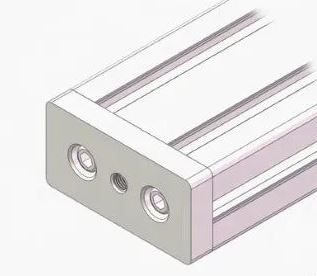 3060-end connecting plate / foot support plate